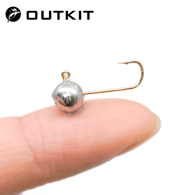 OUTKIT 10pcs Mini Jig Head Hoo - огляд і ціна Fishing Hook Assortment