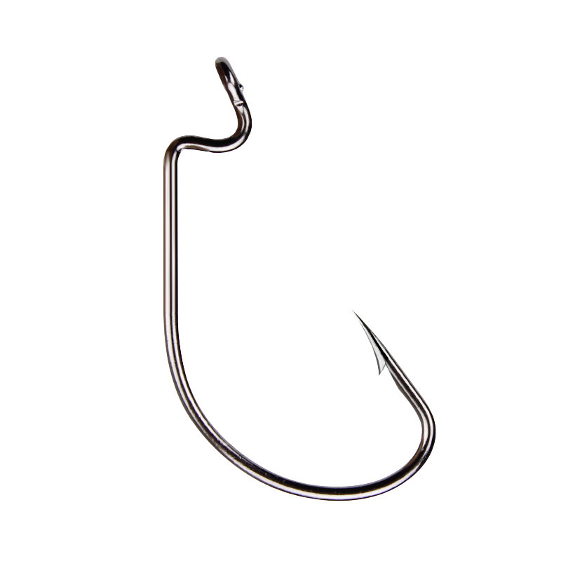 50pcs Wide Worm Hook Carbon St - огляд і ціна Fishing Hook Barbless