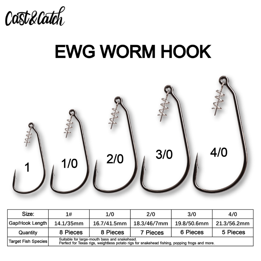 Cast&Catch SCREW-LOCK Weedless - огляд і ціна Fishing Hook Circle