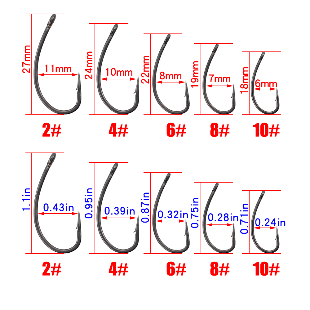Hirisi 30x Carp Fishing Hooks  - огляд і ціна Fishing Hook Offset