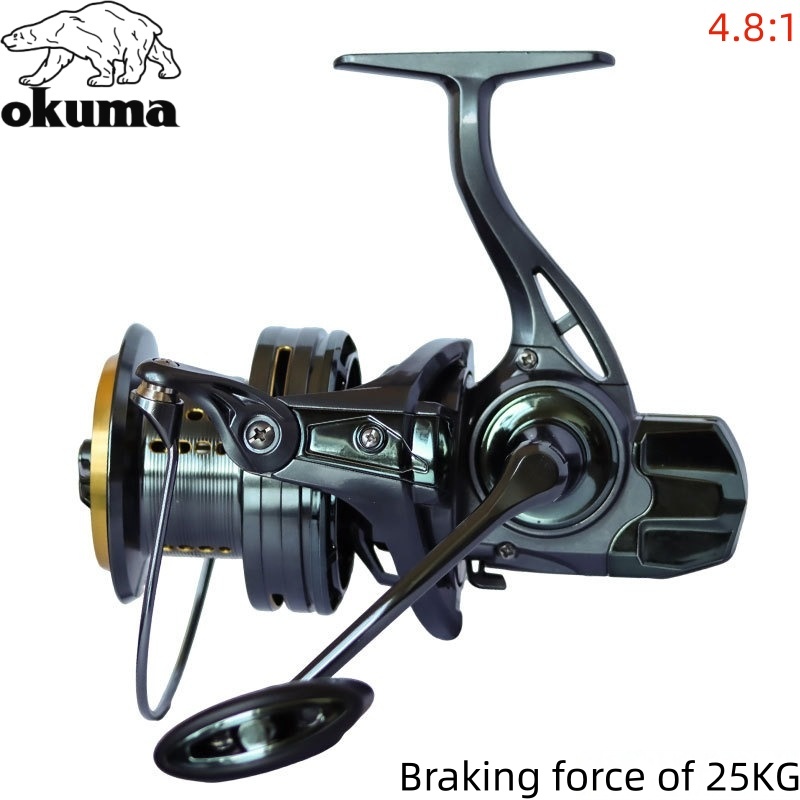 OKUMA Fishing Reel 8000-14000  - огляд і ціна Abu Garcia Reel Max